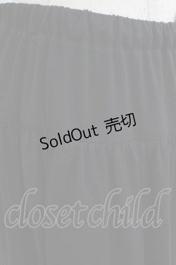 画像5: ALGONQUINS / レイヤードパンツ F 黒×グレー H-25-10-27-022-AL-PA-KB-ZH