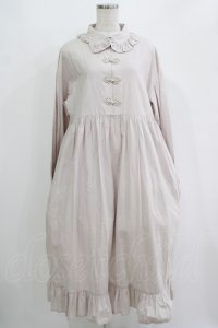 merry jenny / チャイナロングワンピース  ベージュ H-25-10-28-001-LO-OP-KB-ZH