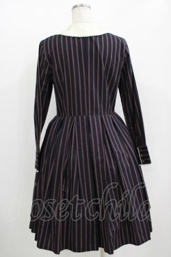 画像3: Leur Getter / レジメンストライプワンピース  ネイビー H-25-10-28-034-LU-OP-KB-ZH