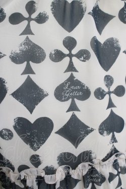 画像4: Leur Getter / トランプモチーフシフォンワンピース M アイボリー H-25-10-28-037-LU-OP-KB-ZH