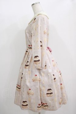 画像2: Leur Getter / Cream Choux Puff袖付ワンピース M グレー H-25-10-28-039-LU-OP-KB-ZH