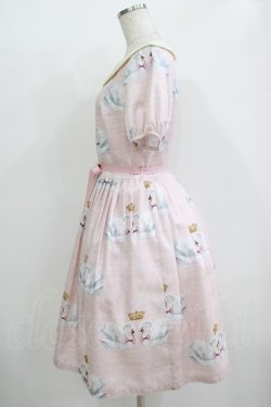 画像2: Leur Getter / Crown Swan袖付ワンピース M ピンク H-25-10-28-040-LU-OP-KB-ZH