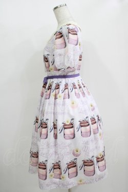 画像2: Leur Getter / Daisy Macaron袖付きワンピース M ラベンダー H-25-10-28-041-LU-OP-KB-ZH