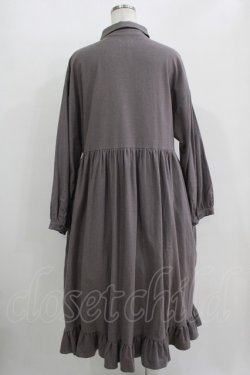 画像3: merry jenny / bearポケットシャツワンピース  ラベンダー H-25-10-28-043-LO-OP-KB-ZH