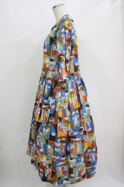 画像2: Jane Marple Dans Le Salon / Carnaby Castミュージアムドレス  マルチカラー H-25-10-28-005-JM-OP-KB-ZH