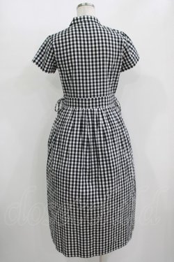 画像3: merry jenny / ギンガムシャツワンピース  黒 H-25-10-28-044-LO-OP-KB-ZH