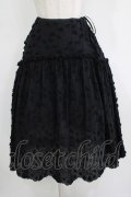 Jane Marple / Cut flower lace dress skirt  ブラック H-25-10-28-049-JM-SK-KB-ZH