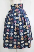 Melody BasKet / Bear labelスカート M ネイビー H-25-10-28-050-LO-SK-KB-ZH