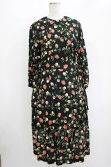 Jane Marple / Fortune gardeｎ side ribbon dress M ブラック H-25-10-28-006-JM-OP-ET-ZT281