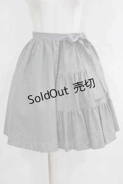 画像1: MIHO MATSUDA / アシメフリルスカート  グレー H-25-10-28-054-GO-SK-KB-ZH