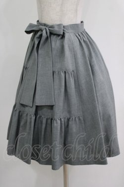画像2: MIHO MATSUDA / アシメフリルスカート  グレー H-25-10-28-054-GO-SK-KB-ZH
