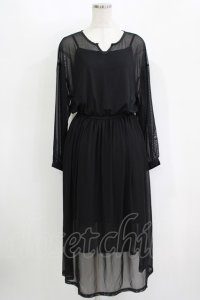 merry jenny / シアーワンピース F 黒 H-25-10-28-055-LO-OP-KB-ZH