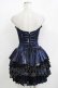 画像3: ATELIER PIERROT / "Diamond Circus"ミニコルセットワンピース  紺 H-25-10-28-057-EL-OP-KB-ZH (3)