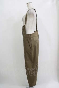 画像2: Jane Marple Dans Le Salon / テーパードサロペットパンツ M カーキ H-25-10-28-062-JM-PA-KB-ZH