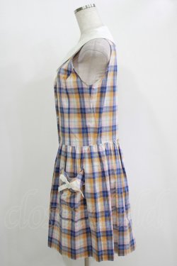 画像2: Katie / SHAKE A CHECK! play suit - ブルー H-25-10-28-063-LO-OP-KB-ZH