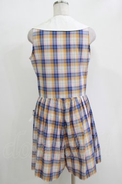 画像3: Katie / SHAKE A CHECK! play suit - ブルー H-25-10-28-063-LO-OP-KB-ZH