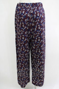 画像3: Jane Marple Dans Le Salon / Dance with roses dress pants  ボルドー H-25-10-28-067-JM-PA-KB-ZH