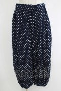 Jane Marple Dans Le Salon / Polka dotsフラッフィーパンツ  ネイビー H-25-10-28-068-JM-PA-KB-ZH