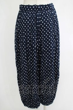 画像3: Jane Marple Dans Le Salon / Polka dotsフラッフィーパンツ  ネイビー H-25-10-28-068-JM-PA-KB-ZH