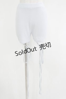 画像1: lilLilly / クロスリボンショートパンツ  BLUE H-25-10-28-070-LO-PA-KB-ZH