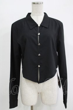 画像1: KILL STAR / SOFIA SHIRT M ブラック H-25-10-28-075-SL-BL-KB-ZH