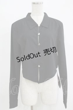 画像1: KILL STAR / SOFIA SHIRT M ブラック H-25-10-28-075-SL-BL-KB-ZH