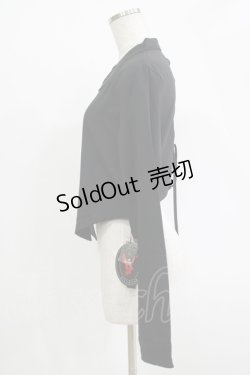 画像2: KILL STAR / SOFIA SHIRT M ブラック H-25-10-28-075-SL-BL-KB-ZH