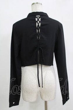 画像3: KILL STAR / SOFIA SHIRT M ブラック H-25-10-28-075-SL-BL-KB-ZH