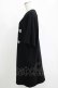 画像2: Jane Marple Dans Le Salon / Message logo jersey dress  ブラック H-25-10-28-077-JM-OP-KB-ZH (2)
