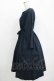 画像2: Jane Marple Dans Le Salon / レースカラーサックドレス  ネイビー H-25-10-28-010-JM-OP-KB-ZH (2)
