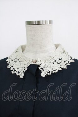 画像4: Jane Marple Dans Le Salon / レースカラーサックドレス  ネイビー H-25-10-28-010-JM-OP-KB-ZH