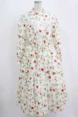 画像1: Jane Marple / Fortune garden working dress M オフ H-25-10-28-016-JM-SK-KB-ZH