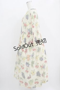 画像2: Jane Marple / Fruits dictionaryのドレス  アイボリー H-25-10-28-018-JM-OP-KB-ZT197