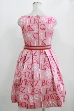 画像3: Jane Marple / アルファベットロゴスクエアドレス  ローズ H-25-10-28-021-JM-OP-KB-ZH