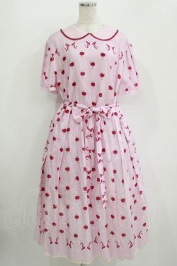 画像1: Jane Marple / Pas de bourree Dayドレス  ピンク H-25-10-28-024-JM-OP-KB-ZH