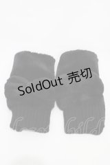 m petit by misako / AMハンドウォーマー  ブラック H-25-10-29-001-LO-ZA-NS-ZH