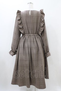 画像2: m petit by misako / チェックワンピース L ブラウン H-25-10-29-036-LO-OP-NS-ZH