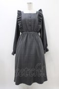 m petit by misako / チェックワンピース L グレー H-25-10-29-037-LO-OP-NS-ZH