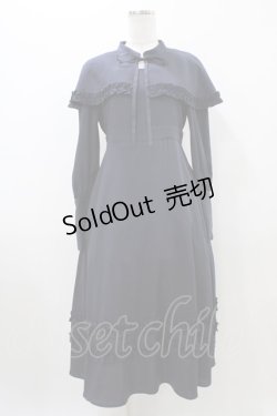 画像1: FLC / MINA*ケープワンピース S ネイビー H-25-10-29-038-0-OP-NS-ZH