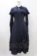 画像1: FLC / MINA*ケープワンピース S ネイビー H-25-10-29-038-0-OP-NS-ZH (1)