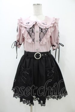 画像1: Ank Rouge / ゆいみすxAnkRougeコラボ ドッキングワンピース M ピンク/ブラック H-25-10-29-040-CA-OP-NS-ZH