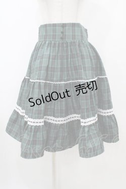 画像1: Eri Aino's Collaboration / TT*AINKフリルフレアSK M グリーン H-25-10-29-043-0-SK-NS-ZH