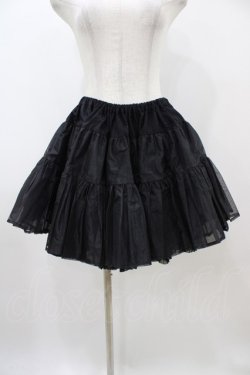 画像1: BABY,THE STARS SHINE BRIGHT / ふわふわボリュームショートパニエ Free ブラック H-25-10-29-045-BA-SK-NS-ZH