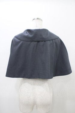 画像2: ALICE and the PIRATES / 千鳥柄スクールケープ Free グレー H-25-10-29-050-PA-JA-NS-ZH