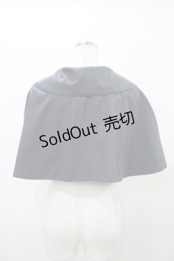 画像2: ALICE and the PIRATES / 千鳥柄スクールケープ Free グレー H-25-10-29-050-PA-JA-NS-ZH