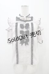 LIZ LISA / 3つリボンチョーカーブラウス Free ピンク/ブラック H-25-10-29-051-LO-BL-NS-ZH