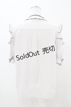 画像2: LIZ LISA / 3つリボンチョーカーブラウス Free ピンク/ブラック H-25-10-29-051-LO-BL-NS-ZH