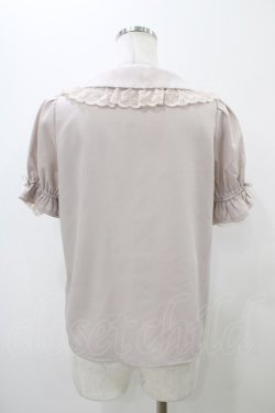 画像2: Honey Cinnamon / 丸衿ラッフルブラウス Free ピンク H-25-10-29-052-LO-BL-NS-ZH