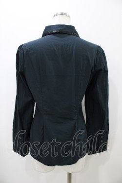 画像2: ALICE and the PIRATES / 千鳥リボンブラウス Free ブラック H-25-10-29-055-PA-BL-NS-ZH