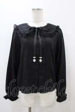 画像1: MA*RS / スピンドルセーラーブラウス Free ブラック H-25-10-29-059-EL-BL-NS-ZH